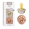 BIBS Pacifiers Boheme Collection BPAFree Baby Pacifier Made in Denmark Set of 2 VanillaPeach Color Premium Soothers Size 618 Months