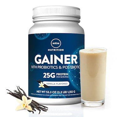 بروتين MRM Nutrition Gainer مع البروبيوتيك والبوستبيوتيك، 18 حصة