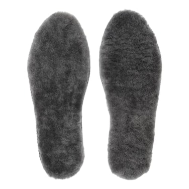 riemot Mens Sheepskin Wool Insoles100 Australian Wool Fleece15mm Thick Warm Winter Boot Inserts Cozy Replacement Insoles for Snow Boots Work Boots Slippers Roomy Shoes Grey EU45US12