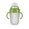 Generic Baby Bottles 2 Pack 8oz Nurture Nest Anti Colic Bottles with Easy to Hold Handles and Soothing Green Trim