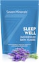 Seven Minerals SleepWell Magnesium Chloride Flakes 3lb Absorbs Better Than Epsom Salt Unique Natural Full Bath Soak Formula for Healthy Relaxation with Cedarwood Lavender