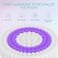 VOYOR Electric Body Brush Back Scrubber for Shower Rechargeable Exfoliating Bath Brush Powered Shower Brush with NonSlip Long Handle Deep Cleansing Exfoliation Massaging Spin Brush BC100 Purple