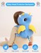 JunNeng Baby Head Protector Backpack Toddler Walking Fall Head Protection Dark Blue Devil