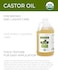 velona USDA Castor Oil 64 fl oz For Hair Boost Eyelashes Eyebrows Cold pressed Natural Oil USP Grade Hexane Free