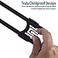 CUTESAFETY Sliding Cabinet Locks Baby Proofing Adjustable Child Safety Latches for Knobs Handles 10 Pack No Adhesive Drilling or Tools Brown