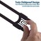 CUTESAFETY Sliding Cabinet Locks Baby Proofing Adjustable Child Safety Latches for Knobs Handles 10 Pack No Adhesive Drilling or Tools Brown