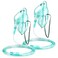 ANSNF 2 Pack Oxygen Mask for Face Adult with 66 Tube Adjustable Elastic Strap Size L NO Cup