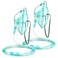 ANSNF 2 Pack Oxygen Mask for Face Adult with 66 Tube Adjustable Elastic Strap Size L NO Cup
