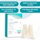 Medvance Absorbent Calcium Alginate Wound Dressing Waterproof Non Stick Pad wFast Hydrophilic Gelling Easy Apply Remove Sterile Pads Wound Care wFlat Pad Rope 4x12 Box of 10