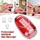 colorski Professional Haircut MassagerCordless Handheld Massager Vibration NeckLegsHandsface Massager 2 Massage nodes 2600AMH Red