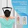 Mybow Cervical Neck Traction Device for Home Use Over The Door Hanger Unit Neck Stretcher Hammock for Pain Relief Spinal Decompression Devices Neck Sling Hanging Head Harness Physical Therapy for Men