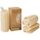 Chill Ah Natural Loofah Sponge Set 100 PlantBased DyeFree Biodegradable Bath Exfoliator for Glowing Skin Handcrafted in Vietnam 4Pack