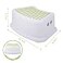 Tiawudi Step Stool for Kids 2 Pack Toddlers Stool for Potty Training Bathroom Kitchen Bedroom Toy Room and Living Room Toilet Stools with Soft AntiSlip Grips for Safety Stackable Green