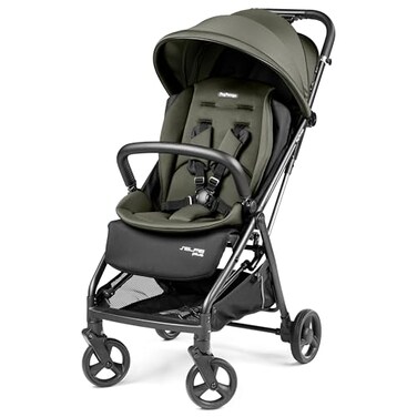 Peg Perego Selfie Plus Lightweight and Compact Stroller Blue Shine Blue Copper