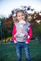 HappyVkBaby Doll CarrierDoll Carrier Front Back for Little GirlsGrey Unicorn