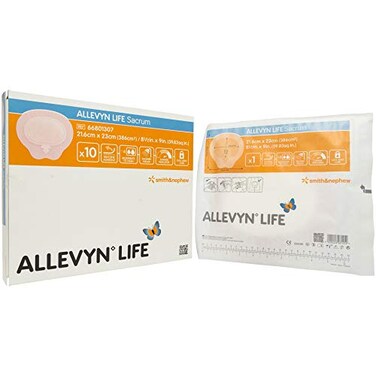 Smith &amp; Smith Nephew Foam Dressing Allevyn Life 85 X 9 Sacral Sterile 66801307 Sold Per Box