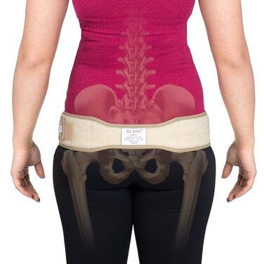 OPTP SILOC SI Joint Belt for Women Sacroiliac Belt Lower Back Support Belts for Men Low Back Pelvic Pain Relief SmallMedium