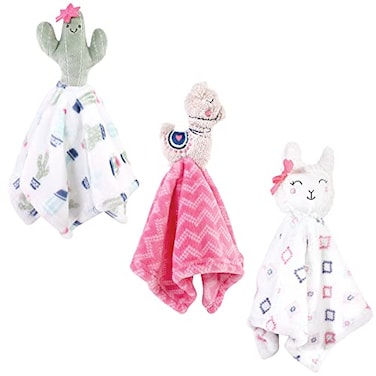 بطانية أمان للأطفال من هادسون بيبي، بتصميم وجه حيوان اللاما، مقاس واحد، للجنسين
