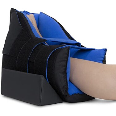 حذاء NYOrtho ZEROG Heel Cloud ذو الكعب الوتدي، مناسب لجميع المقاسات، مزود بنظام تعليق لتخفيف الضغط على الكعب ومنع تدلي القدم، وبطانة تبريد، ووسادة مقاومة للماء. صنع في الولايات المتحدة الأمريكية.