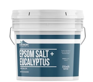 Earthborn Elements Eucalyptus Epsom Salt 1 Gallon Pure Undiluted Soothing Aroma