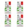 Radius Peppermint Dental Floss 55 Yards Vegan NonToxic Oral Care Boost Designed to Help Fight Plaque Clear Pack of 4