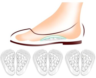 Skyfoot 3 Pairs Invisible Arch Support Inserts for Arch Discomfort