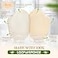NierNika Natural Loofah Bath Mitts 100 PlantBased Loofah Gloves for Women and MenDyeFreefor face and Body2 Count