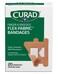 CURAD FlexFabric Adhesive Bandages FingerKnuckle Assorted for Wound Care 10 Finger10 Knuckle per Box Pack of 6