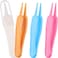 Onwon 4 Pieces Nose Cleaning Tweezers Safe and Effective Clip Care Ear Nose Navel Clean Tool Nipper Plier Pincet Forceps
