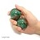 Top Chi Natural Malachite Orgonite Baoding Balls for Hand Therapy Exercise and Stress Relief Large 2 Inch