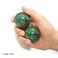 Top Chi Natural Malachite Orgonite Baoding Balls for Hand Therapy Exercise and Stress Relief Large 2 Inch