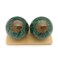 Top Chi Natural Malachite Orgonite Baoding Balls for Hand Therapy Exercise and Stress Relief Large 2 Inch