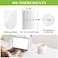 Teivio 05 Gallon Mini 11 x 12 Small Clear Trash Bags Tiny Bathroom Garbage Can Liners by Small Plastic Bags for Desktop Trash BinDogPoop Car Fit 2 Liters or Less Can 300 Counts Clear