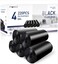 FORID Small Black Trash Bags 4 Gallon Garbage Bags 220 Counts Strong Plastic Trash Can Liners 15 Liter for Kitchen Bathroom Office Waste Basket Durable Thick Trash Bag