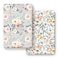 GRSSDER Stretchy Ultra Soft Jersey Knit Fitted Pack n Play Sheets Set 2 Pack PortableMini Crib Sheets for Girls Watercolor Flowers and Fruits