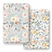 GRSSDER Stretchy Ultra Soft Jersey Knit Fitted Pack n Play Sheets Set 2 Pack PortableMini Crib Sheets for Girls Watercolor Flowers and Fruits