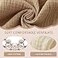 Duludulu Muslin Baby Bibs Soft 100 Cotton Drool Bandana Bibs for Baby Girls 8 Solid Colors Set