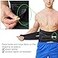 NeoTech Care Adjustable Compression Back Brace Lumbar Support Belt Black Size XXXL