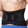 NeoTech Care Adjustable Compression Back Brace Lumbar Support Belt Black Size XXXL