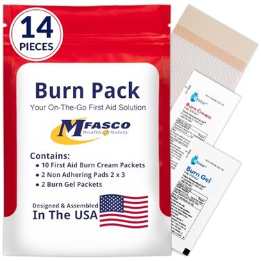 MFASCO First Aid Kit Refill Burn Care Refill Pack