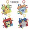 Nuby Teething Blankie Characters Vary Owl Koala Monkey Elephant