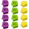 Chengu 12 Pcs Dental Bite Blocks All Size Mouth Props Silicone for Child Kids Adults Dental Bite Blocks Multi Size Mouth Opener Teeth Clenching Large Medium and Small