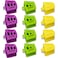 Chengu 12 Pcs Dental Bite Blocks All Size Mouth Props Silicone for Child Kids Adults Dental Bite Blocks Multi Size Mouth Opener Teeth Clenching Large Medium and Small
