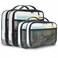 holay 4 Pack Building Block Storage Bags Clear Zippered Toy Organizer Case