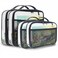 holay 4 Pack Building Block Storage Bags Clear Zippered Toy Organizer Case