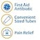 Globe 2 Pack 1oz Triple Antibiotic Ointment Pain Relief Dual Action Maximum Strength First Aid Ointment Soothes and Heals Painful Minor Scratches and Wounds and Prevents Infection