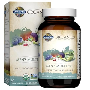Garden of Life Organic Mens 40 Plus Multivitamin 60 CT