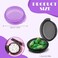 Dimeho 35 Pcs Mini Pill Organizer Portable Travel Pill Box Small Plastic Storage Containers Cute Pill Container Holder Round Pill Case Earplug Case Medicine Dispenser for Pocket Purse