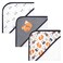 Hudson Baby Unisex Baby Cotton Rich Hooded Towels Orange Fox One Size