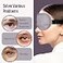 ZINGTERRA Castor Oil Pack for EyeEye MaskReusable Organic Castor Wrap Castor Oil Packs kit for Sparse Eyelashes and EyebrowsWrinkles Dark Circle